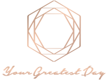Rose gold logo: Your Greatest Day